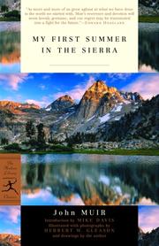 Cover of: My first summer in the Sierra by 