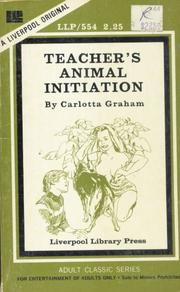 Cover of: Teacher's Animal Initiation