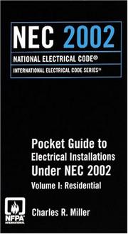 Cover of: 2002 NEC Residential Pocket Guide to Electrical Installations (National Electrical Code (Nec) Pocket Guide Volume 1 Residential)