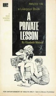 Cover of: A Private Lesson by 