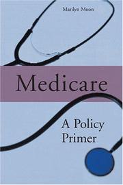 Cover of: Medicare by Marilyn Moon