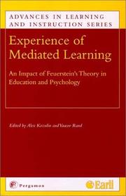 Cover of: Experience of Mediated Learning (Advances in Learning and Instruction)