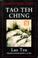 Cover of: Tao Teh Ching