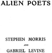 Alien poets by Morris, Stephen