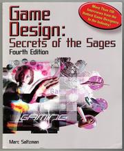 Cover of: Game Design: Secrets of the Sages by 