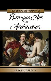 Cover of: Historical dictionary of Baroque Art and Architecture