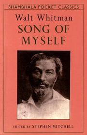 Cover of: Song of myself by Walt Whitman