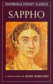 Cover of: Sappho