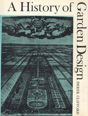 Cover of: A history of garden design