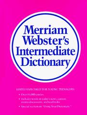 Cover of: Merriam-Webster's intermediate dictionary.