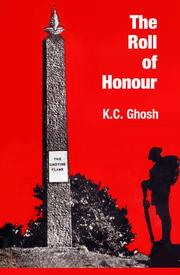 Cover of: The roll of honour by Kali Charan Ghosh
