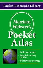 Cover of: Merriam-Webster's Pocket Atlas (Pocket Reference Library)