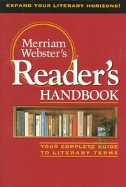 Cover of: Merriam-Webster's Reader's handbook. by 