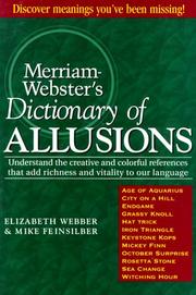 Cover of: Merriam-Webster's dictionary of allusions