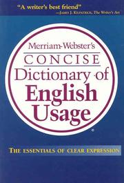 Cover of: Merriam-Webster