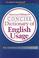 Cover of: Merriam-Webster's concise dictionary of English usage.