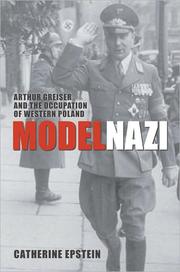 Cover of: Model nazi by Catherine Epstein