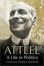 Cover of: Attlee | 