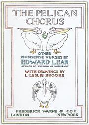 Cover of: The pelican chorus & other nonsense verses by Edward Lear