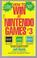 Cover of: How to Win at Nintendo Games, # 3
