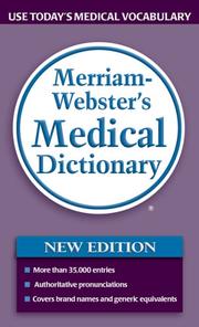 Cover of: Merriam-webster's Medical Dictionary