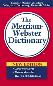 Cover of: The Merriam-Webster dictionary. by 