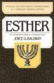 Cover of: Esther by Joyce G. Baldwin
