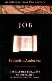 Cover of: Job (Tyndale Old Testament Commentary Series)