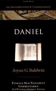 Cover of: Daniel (Tyndale Old Testament Commentaries) by Joyce G. Baldwin