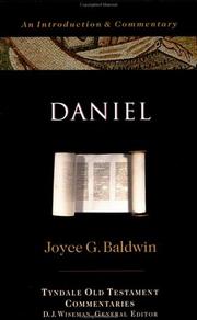 Cover of: Daniel (Tyndale Old Testament Commentaries) by Joyce G. Baldwin, Joyce G. Baldwin