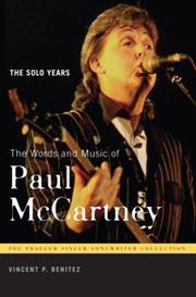 Cover of: The words and music of Paul McCartney by Vincent Perez Benitez