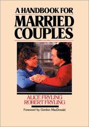 Cover of: A handbook for married couples