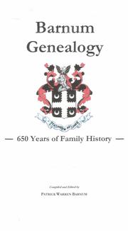 Cover of: Family Histories