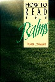 Cover of: How to read the Psalms by Tremper Longman