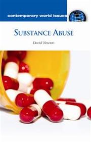 Cover of: Substance abuse: a reference handbook