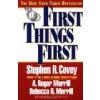 Cover of: First Things First