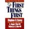 Cover of: First Things First