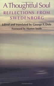 Cover of: A thoughtful soul: reflections from Swedenborg
