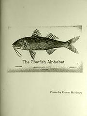 Cover of: The Goatfish Alphabet