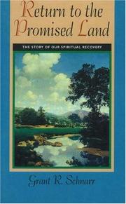Cover of: Return to the promised land: the story of our spiritual recovery
