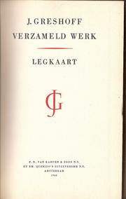 Cover of: Legkaart