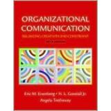 Cover of: Organizational Communication: Balancing Creativity and Constraint by Eric M. Eisenberg