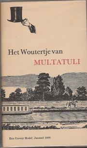 Cover of: Het Woutertje van Multatuli