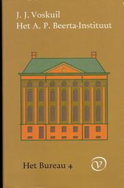 Cover of: Het A. P. Beerta-Instituut