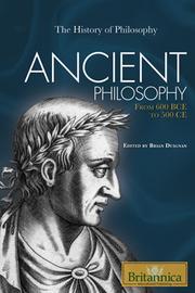 Cover of: Ancient philosophy: from 600 BCE to 500 CE