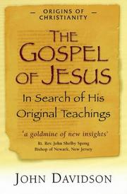 The gospel of Jesus by Davidson, John