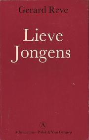 Cover of: Lieve jongens by Gerard Kornelis van het Reve