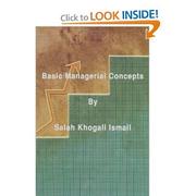 Cover of: BASIC MANAGERIAL CONCEPTS