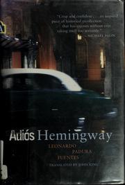 Cover of: Adiós Hemingway by Leonardo Padura