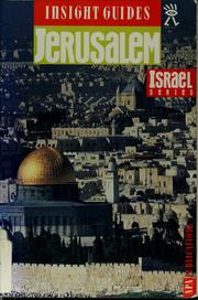 Cover of: Jerusalem: this edition produced by Simon Griver ; original edition written by Norman Atkins ; principal photography, Richard Nowitz